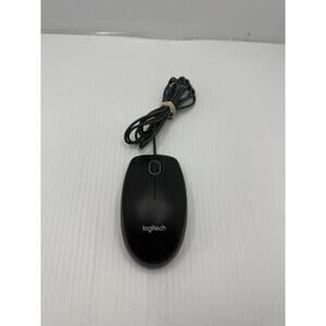 Logitech M-U0026 USB Optical Mouse - Black - Universal Wired - 810-002182